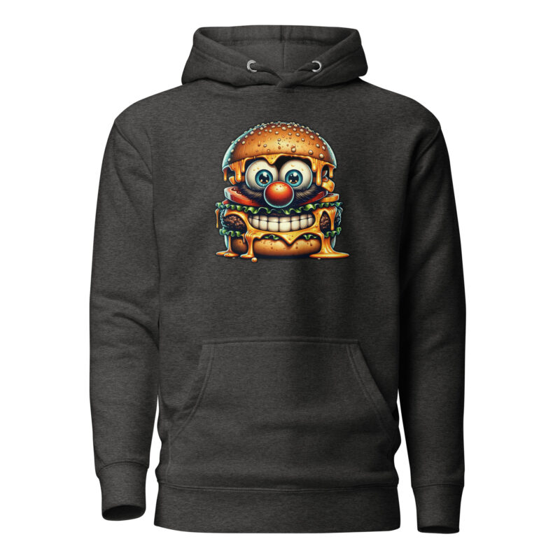 Cheeseburger Clown Unisex-Kapuzenpullover – Hoodies – klamottn.de