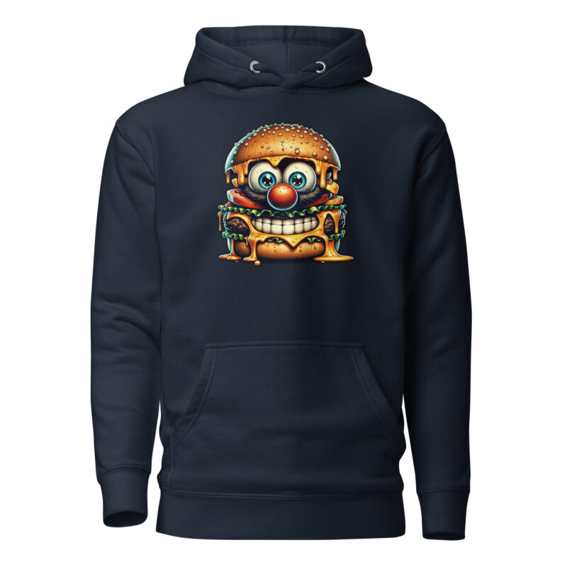 Cheeseburger Clown Unisex-Kapuzenpullover – Hoodies – klamottn.de