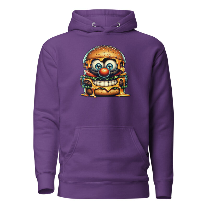 Cheeseburger Clown Unisex-Kapuzenpullover – Hoodies – klamottn.de