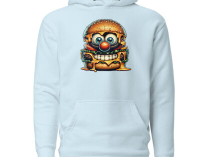 Cheeseburger Clown Unisex-Kapuzenpullover – Hoodies – klamottn.de Cheeseburger Clown Unisex-Kapuzenpullover – Hoodies – klamottn.de