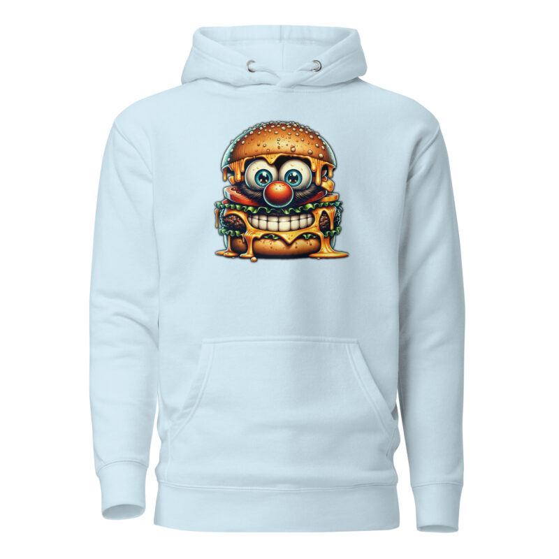 Cheeseburger Clown Unisex-Kapuzenpullover – Hoodies – klamottn.de