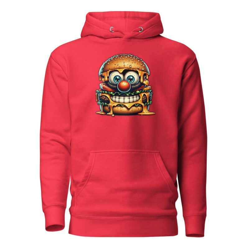 Cheeseburger Clown Unisex-Kapuzenpullover – Hoodies – klamottn.de