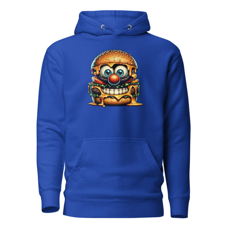 Cheeseburger Clown Unisex-Kapuzenpullover – Hoodies – klamottn.de