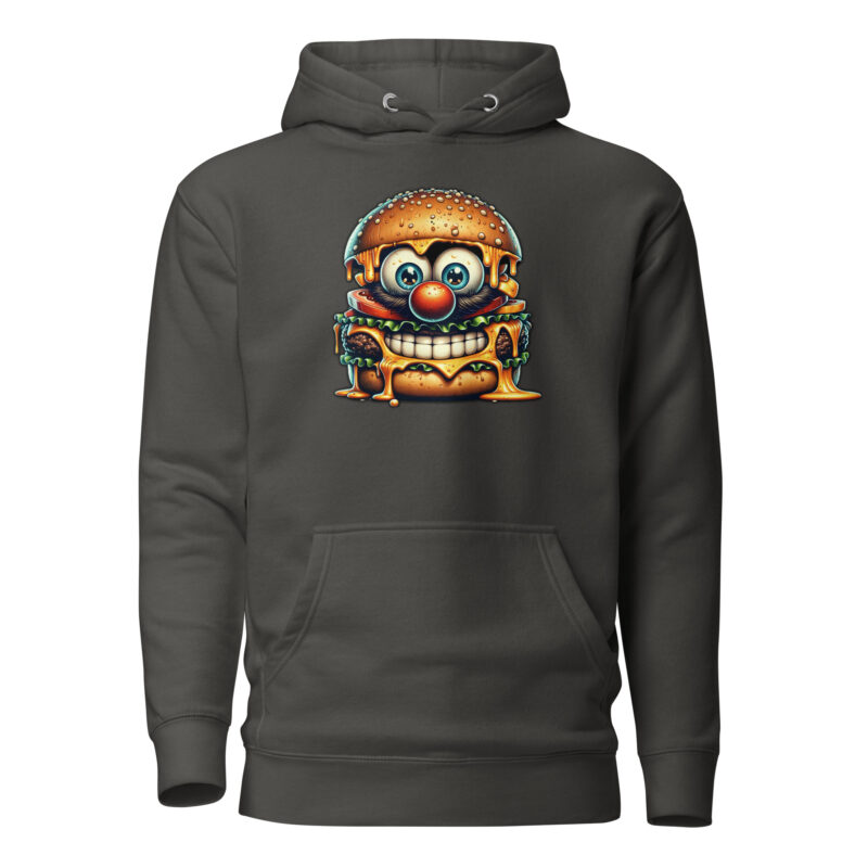 Cheeseburger Clown Unisex-Kapuzenpullover – Hoodies – klamottn.de