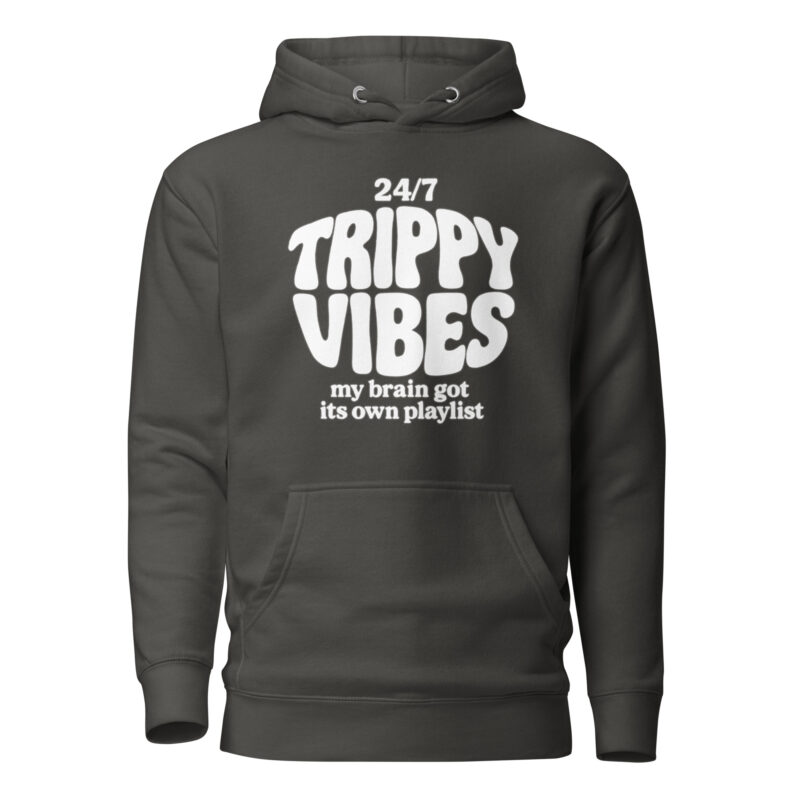 Trippy Vibes – My Brain Got Its Own Playlist Unisex-Kapuzenpullover – Hoodies – klamottn.de