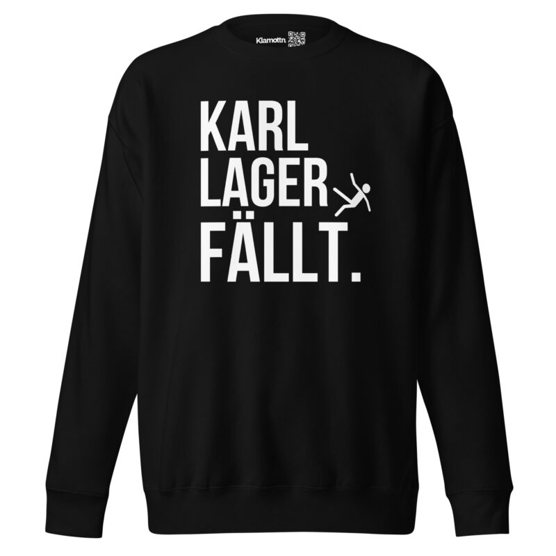 Karl Lager fällt Unisex-Premium-Pullover – Sweatshirts – klamottn.de