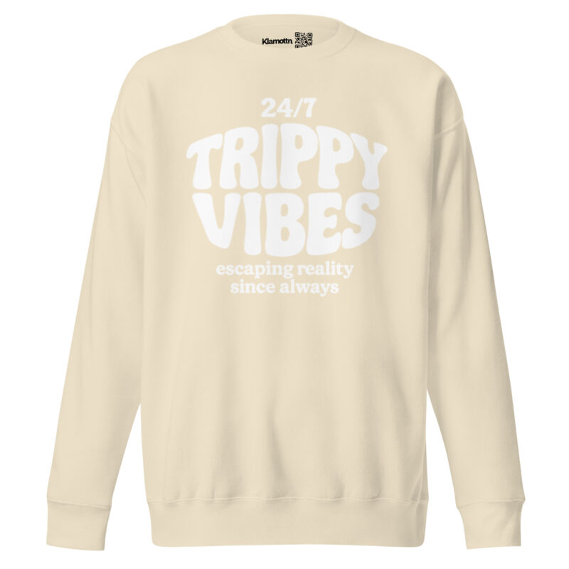 Trippy Vibes – Escaping reality since always Unisex-Premium-Pullover – Sweatshirts – klamottn.de