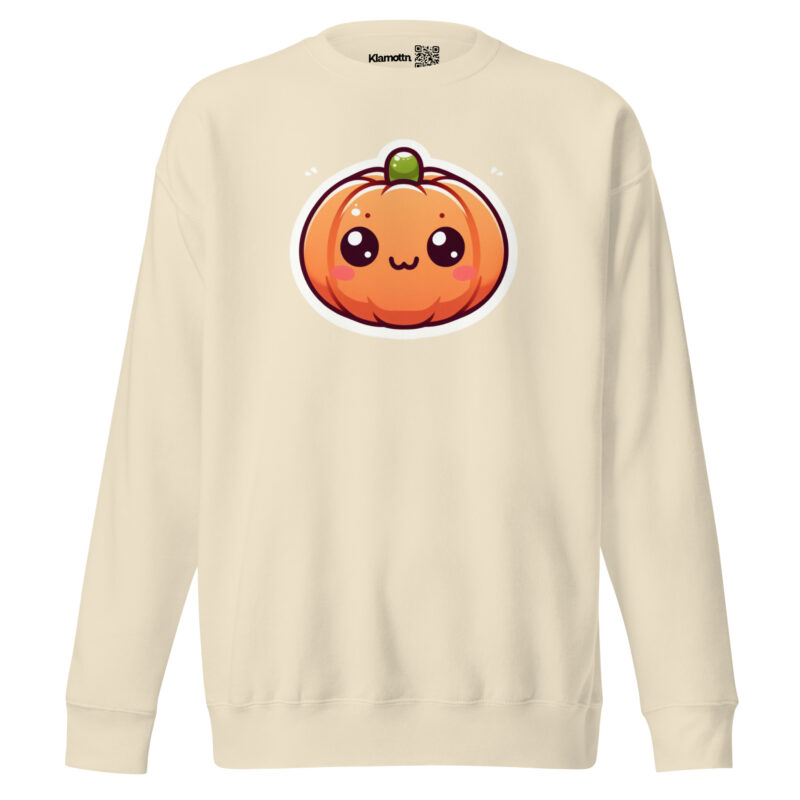 Kawaii Kürbis Unisex-Premium-Pullover – Sweatshirts – klamottn.de