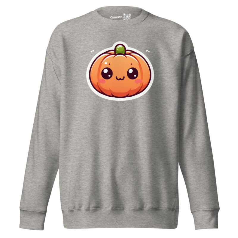 Kawaii Kürbis Unisex-Premium-Pullover – Sweatshirts – klamottn.de