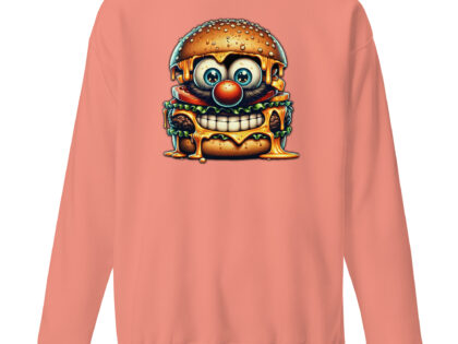 Cheeseburger Clown Unisex-Premium-Pullover – Sweatshirts – klamottn.de Cheeseburger Clown Unisex-Premium-Pullover – Sweatshirts – klamottn.de