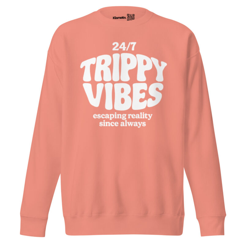 Trippy Vibes – Escaping reality since always Unisex-Premium-Pullover – Sweatshirts – klamottn.de