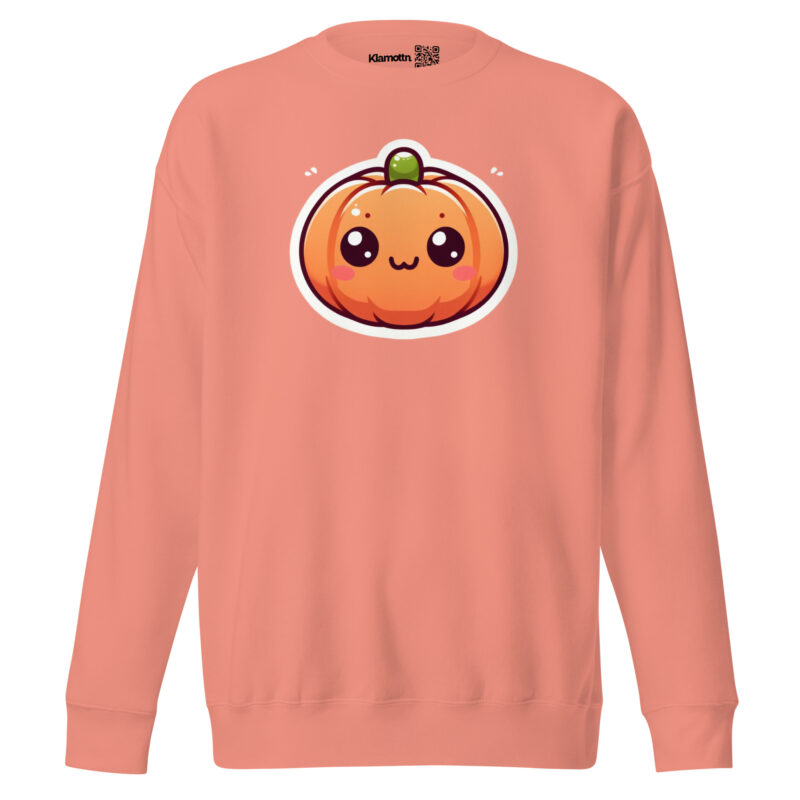Kawaii Kürbis Unisex-Premium-Pullover – Sweatshirts – klamottn.de