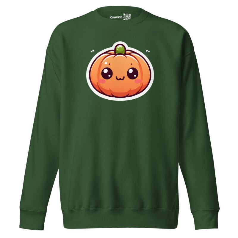 Kawaii Kürbis Unisex-Premium-Pullover – Sweatshirts – klamottn.de
