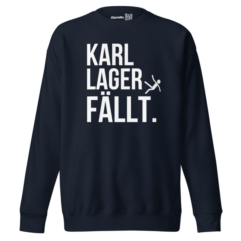 Karl Lager fällt Unisex-Premium-Pullover – Sweatshirts – klamottn.de