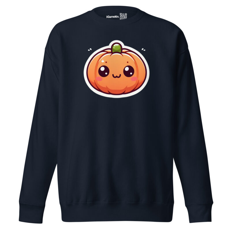 Kawaii Kürbis Unisex-Premium-Pullover – Sweatshirts – klamottn.de