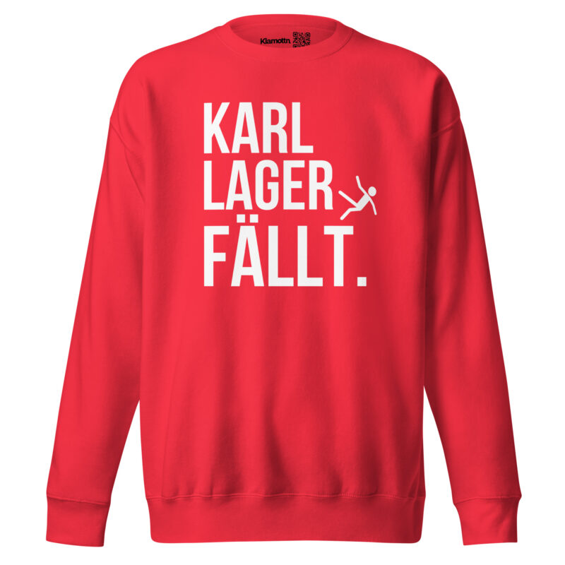 Karl Lager fällt Unisex-Premium-Pullover – Sweatshirts – klamottn.de