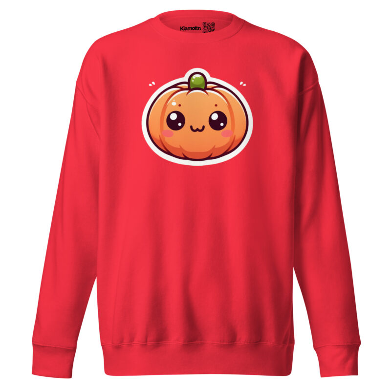 Kawaii Kürbis Unisex-Premium-Pullover – Sweatshirts – klamottn.de