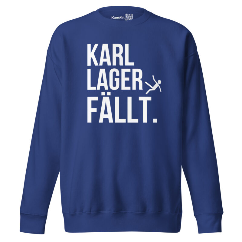 Karl Lager fällt Unisex-Premium-Pullover – Sweatshirts – klamottn.de