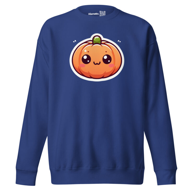 Kawaii Kürbis Unisex-Premium-Pullover – Sweatshirts – klamottn.de