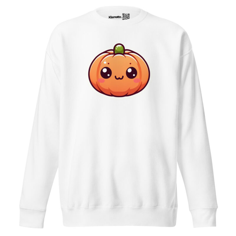Kawaii Kürbis Unisex-Premium-Pullover – Sweatshirts – klamottn.de