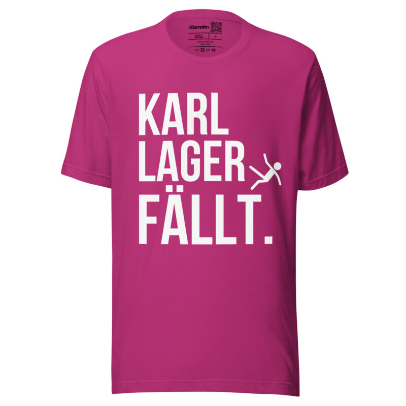 Karl Lager fällt Unisex-T-Shirt – T-Shirts – klamottn.de