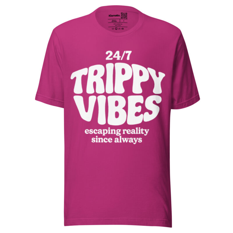 Trippy Vibes – Escaping reality since always Unisex-T-Shirt – T-Shirts – klamottn.de