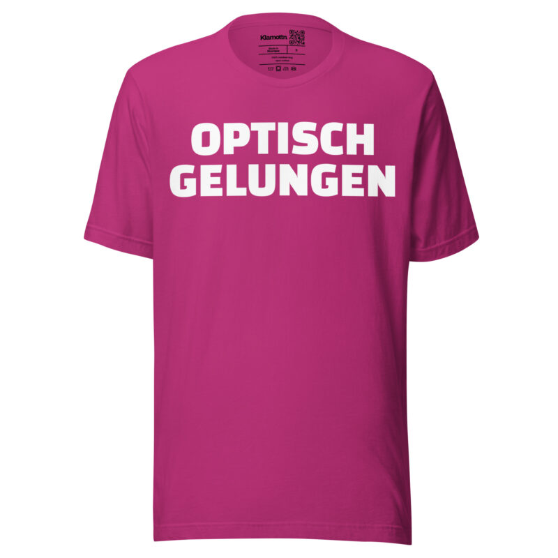 Optisch gelungen Unisex-T-Shirt – T-Shirts – klamottn.de