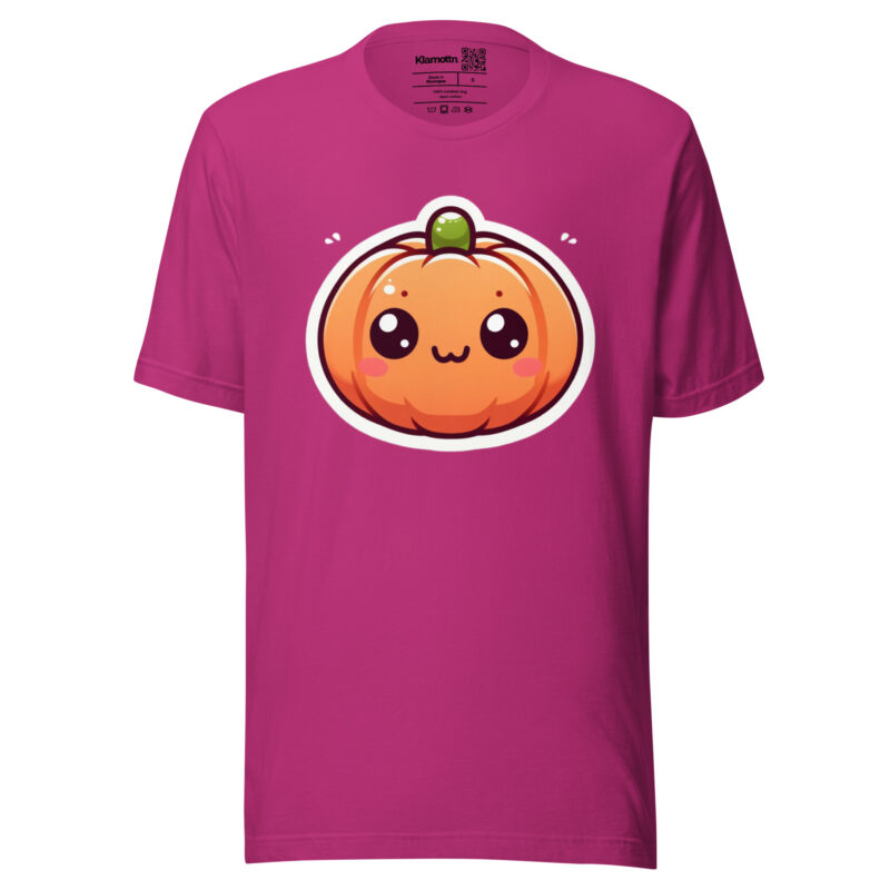 Kawaii Kürbis Unisex-T-Shirt – T-Shirts – klamottn.de