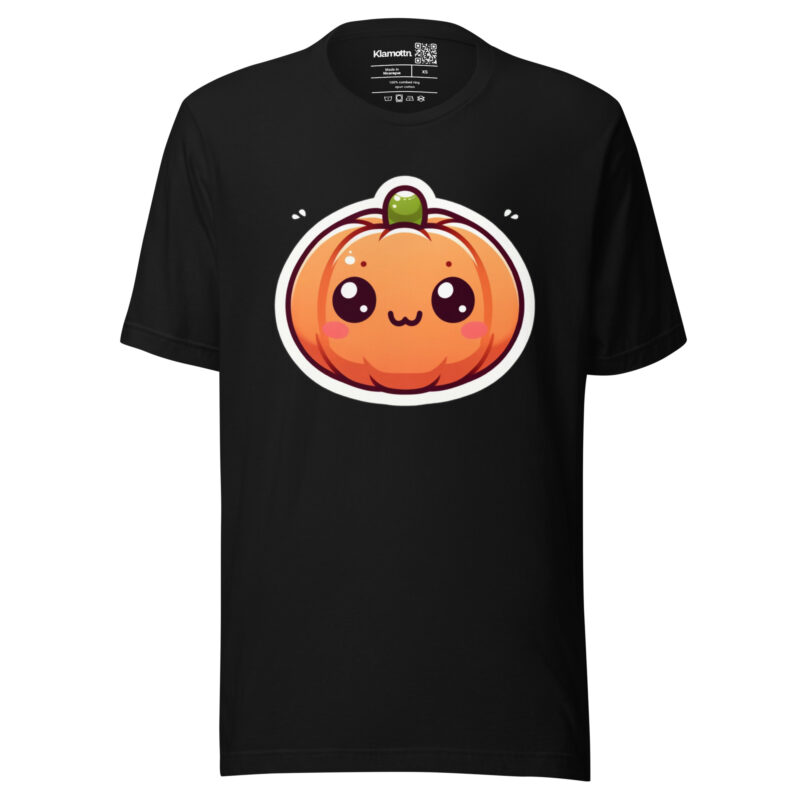 Kawaii Kürbis Unisex-T-Shirt – T-Shirts – klamottn.de