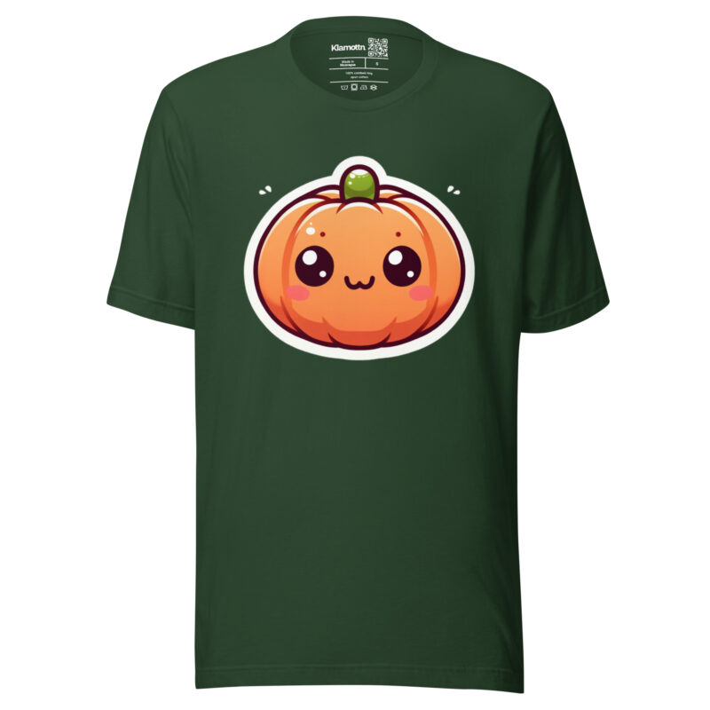 Kawaii Kürbis Unisex-T-Shirt – T-Shirts – klamottn.de