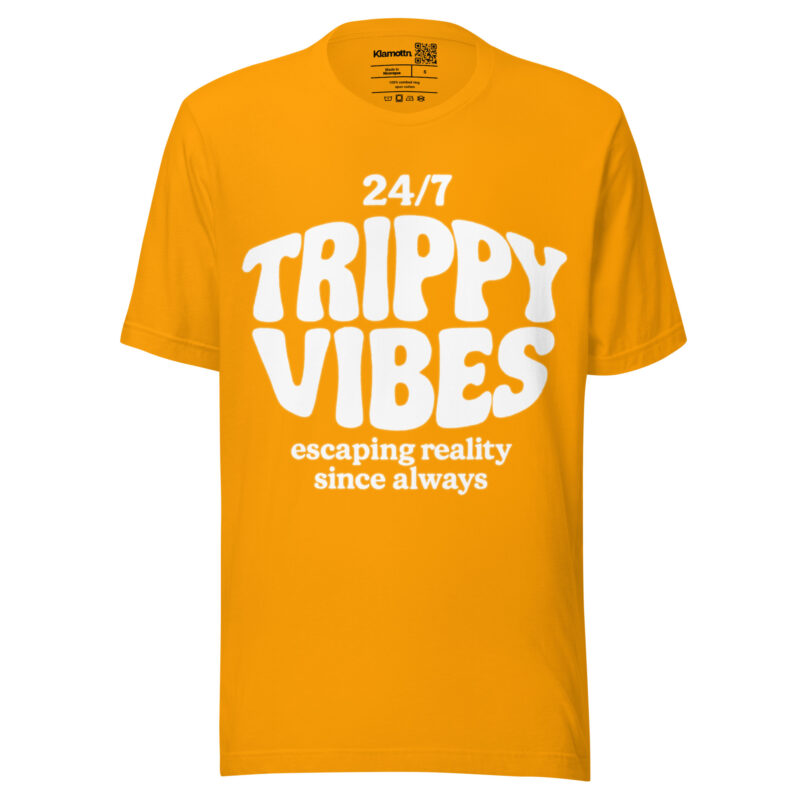 Trippy Vibes – Escaping reality since always Unisex-T-Shirt – T-Shirts – klamottn.de