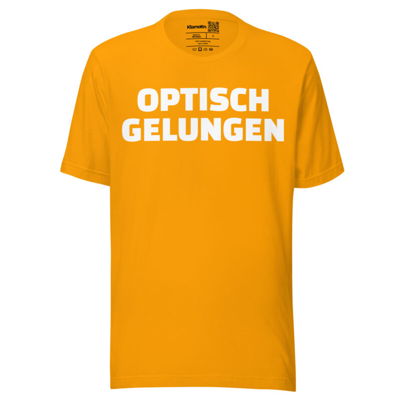 Optisch gelungen Unisex-T-Shirt – T-Shirts – klamottn.de