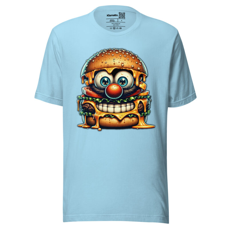 Cheeseburger Clown Unisex-T-Shirt – T-Shirts – klamottn.de