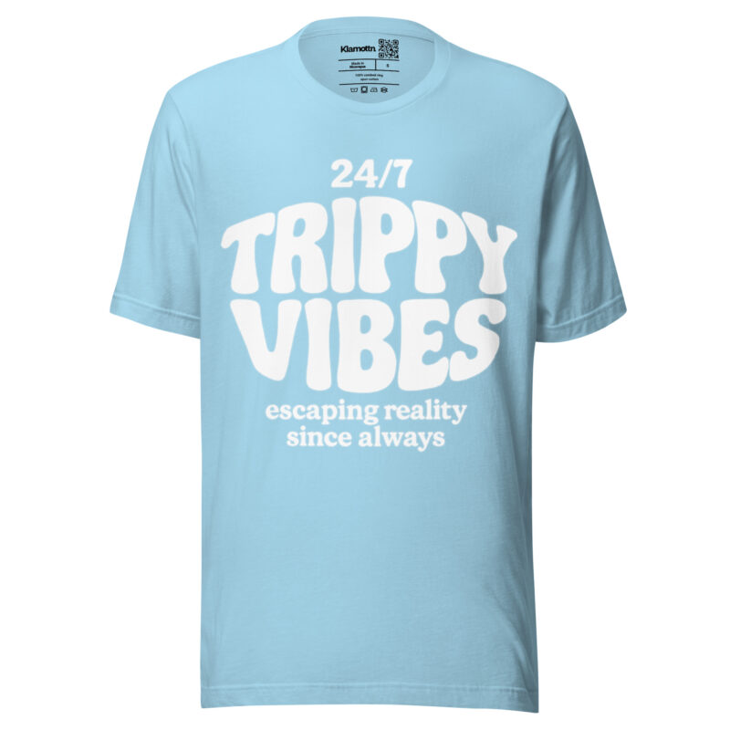 Trippy Vibes – Escaping reality since always Unisex-T-Shirt – T-Shirts – klamottn.de