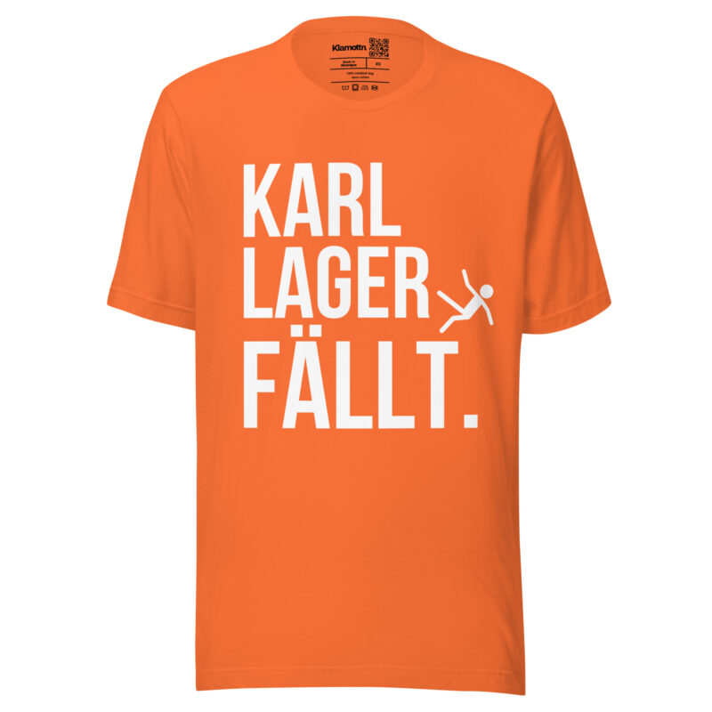 Karl Lager fällt Unisex-T-Shirt – T-Shirts – klamottn.de