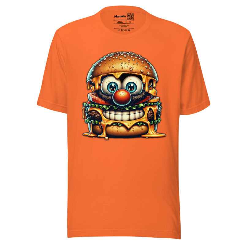 Cheeseburger Clown Unisex-T-Shirt – T-Shirts – klamottn.de