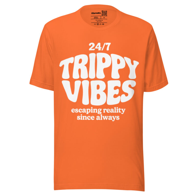 Trippy Vibes – Escaping reality since always Unisex-T-Shirt – T-Shirts – klamottn.de