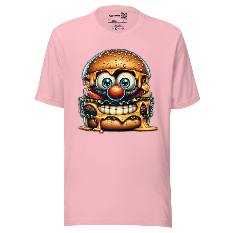 Cheeseburger Clown Unisex-T-Shirt – T-Shirts – klamottn.de