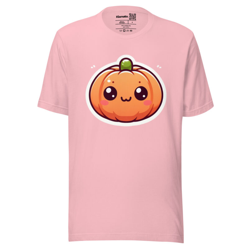Kawaii Kürbis Unisex-T-Shirt – T-Shirts – klamottn.de