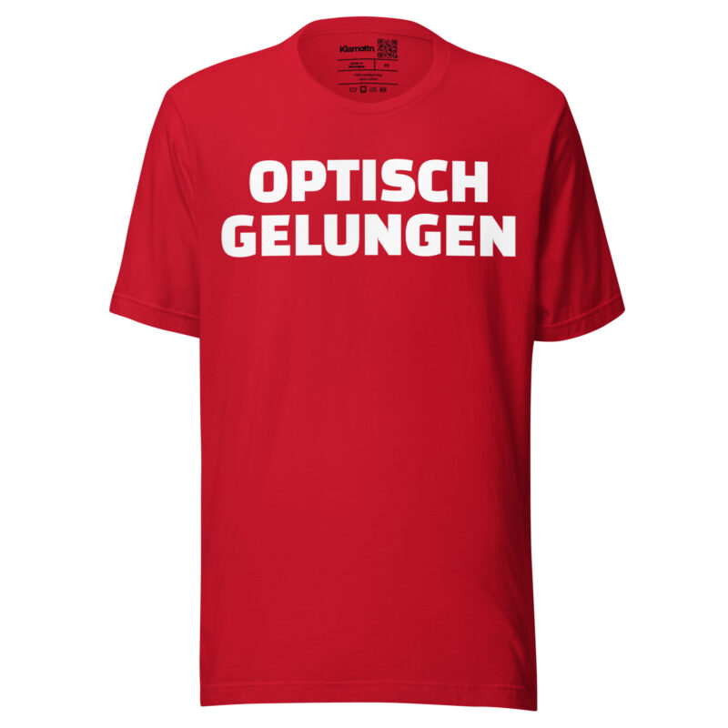 Optisch gelungen Unisex-T-Shirt – T-Shirts – klamottn.de