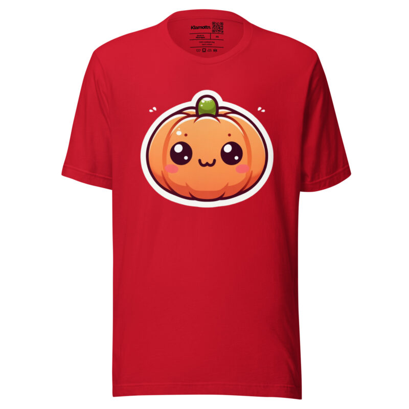 Kawaii Kürbis Unisex-T-Shirt – T-Shirts – klamottn.de