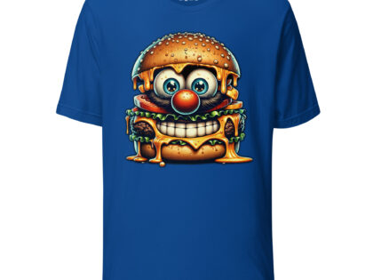 Cheeseburger Clown Unisex-T-Shirt – T-Shirts – klamottn.de Cheeseburger Clown Unisex-T-Shirt – T-Shirts – klamottn.de