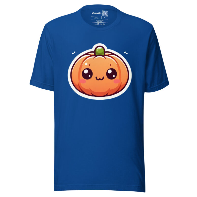 Kawaii Kürbis Unisex-T-Shirt – T-Shirts – klamottn.de