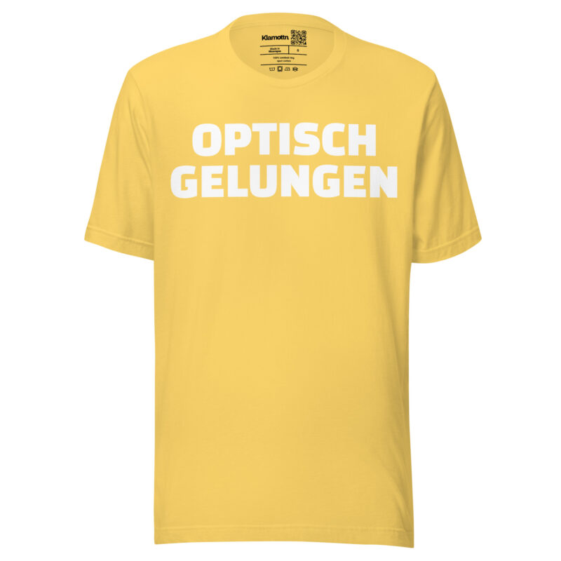 Optisch gelungen Unisex-T-Shirt – T-Shirts – klamottn.de