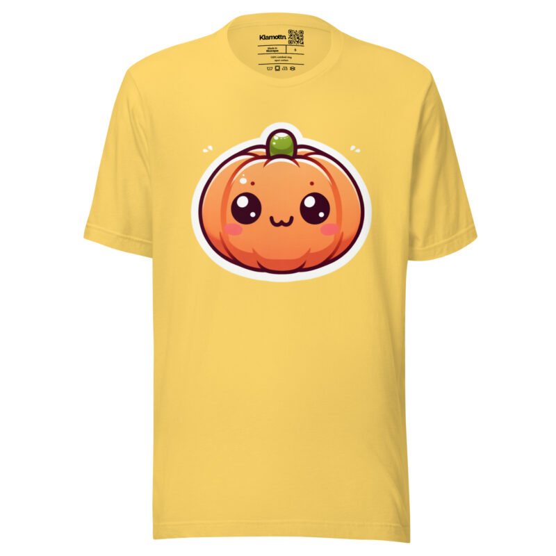 Kawaii Kürbis Unisex-T-Shirt – T-Shirts – klamottn.de