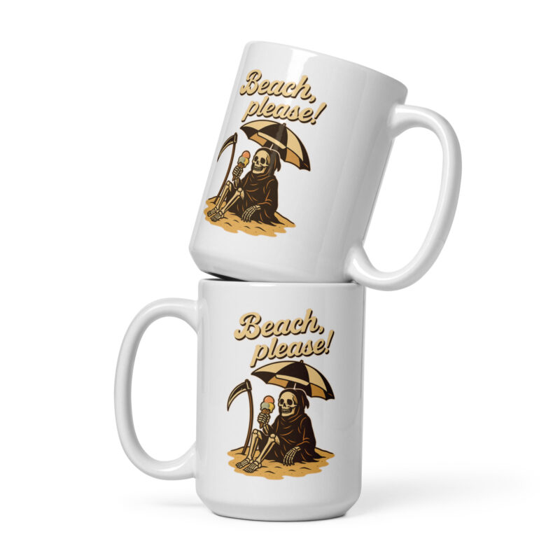 Beach, please! Tasse