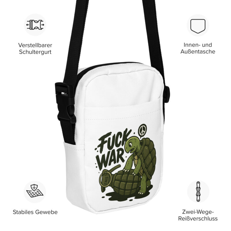 Fuck War Umhängetasche – Accessoires – klamottn.de