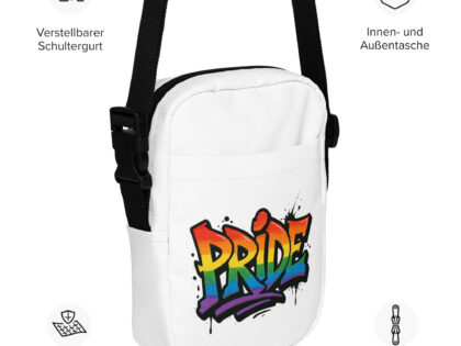 Pride Graffiti Style Umhängetasche – Accessoires – klamottn.de Pride Graffiti Style Umhängetasche – Accessoires – klamottn.de