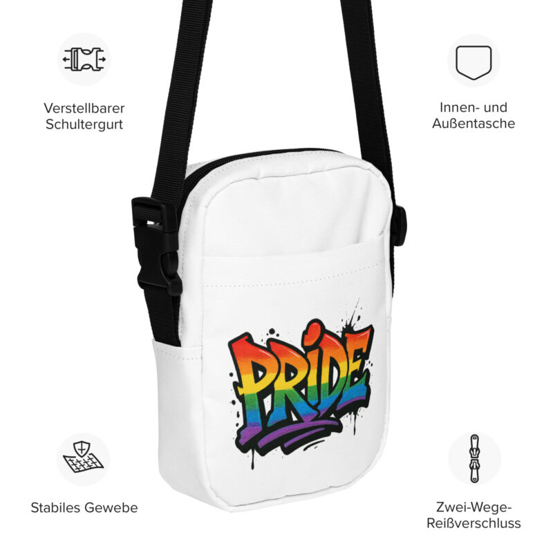 Pride Graffiti Style Umhängetasche – Accessoires – klamottn.de