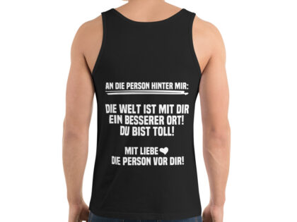 An die Person hinter mir Unisex-Tank-Top – Tank Tops – klamottn.de An die Person hinter mir Unisex-Tank-Top – Tank Tops – klamottn.de